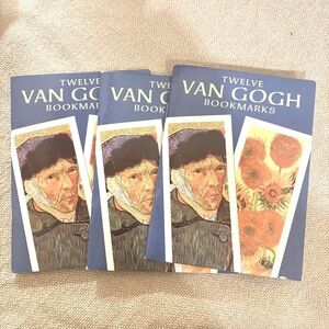 Twelve Van Gogh Bookmarks Set of Three